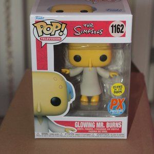 Funko Pop! The Simpsons Glowing Mr Burns Glow in the dark PX